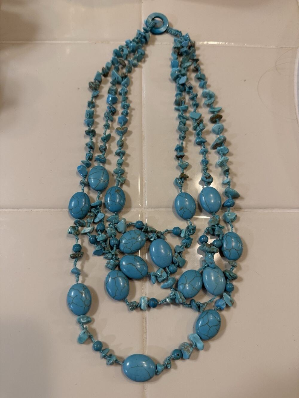 Turquoise Multi Strand Necklaces